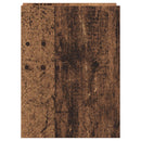 vidaXL Növényállvány 2 db Antik Fa 30 x 30 x 40 cm Szerelt Fa