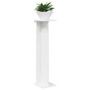 vidaXL Növényállvány 2 pcs Fehér 25 x 25,5 x 100,5 cm Mérnöki fa