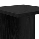 vidaXL Növényállvány Fekete Tölgy 25 x 25,5 x 100,5 cm Szerelt Fa