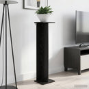 vidaXL Növényállvány Fekete Tölgy 25 x 25,5 x 100,5 cm Szerelt Fa