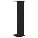 vidaXL Növényállvány Fekete Tölgy 25 x 25,5 x 100,5 cm Szerelt Fa