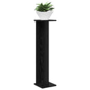 vidaXL Növényállvány Fekete Tölgy 25 x 25,5 x 100,5 cm Szerelt Fa