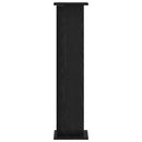 vidaXL Növényállvány Fekete Tölgy 25 x 25,5 x 100,5 cm Szerelt Fa