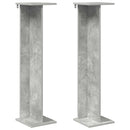 vidaXL Növényállvány 2 db Betonszürke 25 x 25,5 x 100,5 cm Szerelt Fa