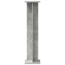 vidaXL Növényállvány 2 db Betonszürke 25 x 25,5 x 100,5 cm Szerelt Fa
