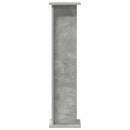 vidaXL Növényállvány 2 db Betonszürke 25 x 25,5 x 100,5 cm Szerelt Fa