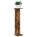 vidaXL Növényállvány Füstös Tölgy 25 x 25,5 x 100,5 cm Szerelt Fa