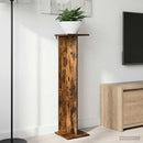 vidaXL Növényállvány 2 pcs Füstölt Tölgy 25 x 25,5 x 100,5 cm
