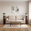 vidaXL Növényállvány 2 db Füstös Tölgy 25 x 25,5 x 100,5 cm Szerelt Fa