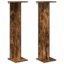 vidaXL Növényállvány 2 pcs Füstölt Tölgy 25 x 25,5 x 100,5 cm