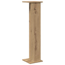 vidaXL Növényállvány Kézműves Tölgy 25 x 25,5 x 100,5 cm Mérnöki fa