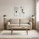 vidaXL Növényállvány 2 pcs Kézműves Tölgy 25 x 25,5 x 100,5 cm