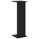 vidaXL Növényállvány Fekete Tölgy 25 x 25,5 x 80,5 cm Szerelt Fa