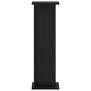 vidaXL Növényállvány Fekete Tölgy 25 x 25,5 x 80,5 cm Szerelt Fa