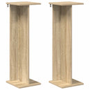 vidaXL Növényállvány 2 pcs Sonoma tölgy 25 x 25,5 x 80,5 cm Mérnöki fa