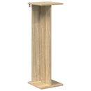 vidaXL Növényállvány 2 pcs Sonoma tölgy 25 x 25,5 x 80,5 cm Mérnöki fa