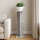 vidaXL Növényállvány Betonszürke 25 x 25,5 x 80,5 cm Szerelt Fa