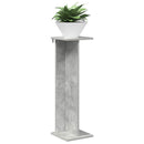vidaXL Növényállvány Betonszürke 25 x 25,5 x 80,5 cm Szerelt Fa