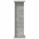 vidaXL Növényállvány Betonszürke 25 x 25,5 x 80,5 cm Szerelt Fa