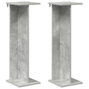 vidaXL Növényállvány 2 pcs Beton Szürke 25 x 25,5 x 80,5 cm Mérnöki fa