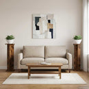 vidaXL Növényállvány 2 db Füstös Tölgy 25 x 25,5 x 80,5 cm Szerelt Fa