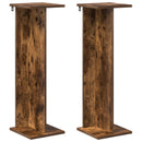 vidaXL Növényállvány 2 db Füstös Tölgy 25 x 25,5 x 80,5 cm Szerelt Fa