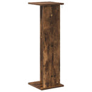 vidaXL Növényállvány 2 db Füstös Tölgy 25 x 25,5 x 80,5 cm Szerelt Fa