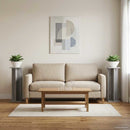 vidaXL Növényállvány 2 db Szürke Sonoma 25 x 25,5 x 80,5 cm Szerelt Fa