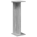 vidaXL Növényállvány 2 db Szürke Sonoma 25 x 25,5 x 80,5 cm Szerelt Fa