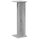vidaXL Növényállvány 2 db Szürke Sonoma 25 x 25,5 x 80,5 cm Szerelt Fa