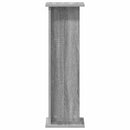 vidaXL Növényállvány 2 db Szürke Sonoma 25 x 25,5 x 80,5 cm Szerelt Fa