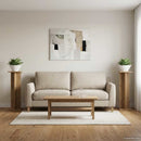 vidaXL Növényállvány 2 pcs Kézműves Tölgy 25 x 25,5 x 80,5 cm