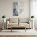 vidaXL Növényállvány 2 db Fehér 25 x 25,5 x 60,5 cm Szerelt Fa