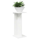 vidaXL Növényállvány 2 pcs Fehér 25 x 25,5 x 60,5 cm Mérnöki fa