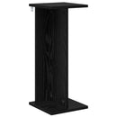 vidaXL Növényállvány Fekete Tölgy 25 x 25,5 x 60,5 cm Mérnöki fa