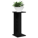 vidaXL Növényállvány Fekete Tölgy 25 x 25,5 x 60,5 cm Mérnöki fa