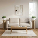 vidaXL Növényállvány 2 pcs Sonoma tölgy 25 x 25,5 x 60,5 cm Mérnöki fa