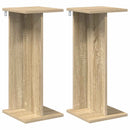 vidaXL Növényállvány 2 pcs Sonoma tölgy 25 x 25,5 x 60,5 cm Mérnöki fa