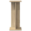 vidaXL Növényállvány 2 pcs Sonoma tölgy 25 x 25,5 x 60,5 cm Mérnöki fa
