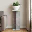 vidaXL Növényállvány Betonszürke 25 x 25,5 x 60,5 cm Szerelt Fa
