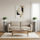 vidaXL Növényállvány 2 db Betonszürke 25 x 25,5 x 60,5 cm Szerelt Fa