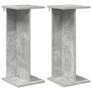 vidaXL Növényállvány 2 pcs Beton Szürke 25 x 25,5 x 60,5 cm Mérnöki fa