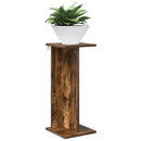 vidaXL Növényállvány 2 pcs Füstölt Tölgy 25 x 25,5 x 60,5 cm