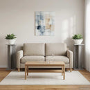 vidaXL Növényállvány 2 pcs Szürke Sonoma 25 x 25,5 x 60,5 cm