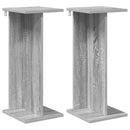 vidaXL Növényállvány 2 db Szürke Sonoma 25 x 25,5 x 60,5 cm Szerelt Fa