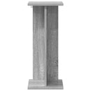 vidaXL Növényállvány 2 db Szürke Sonoma 25 x 25,5 x 60,5 cm Szerelt Fa