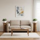 vidaXL Növényállvány 2 pcs Öreg fa 25 x 25,5 x 60,5 cm Mérnöki fa