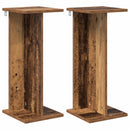 vidaXL Növényállvány 2 db Antik Fa 25 x 25,5 x 60,5 cm Szerelt Fa