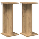 vidaXL Növényállvány 2 pcs Kézműves Tölgy 25 x 25,5 x 60,5 cm