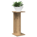 vidaXL Növényállvány 2 pcs Kézműves Tölgy 25 x 25,5 x 60,5 cm